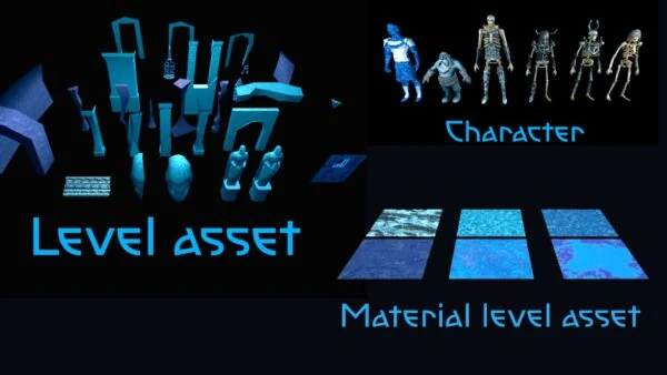 Презентація level assets, character та materials